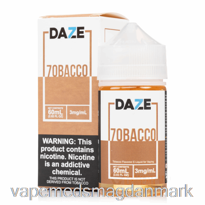 Engangs Vape Danmark 7obacco - 7 Daze E-væske - 60ml 6mg